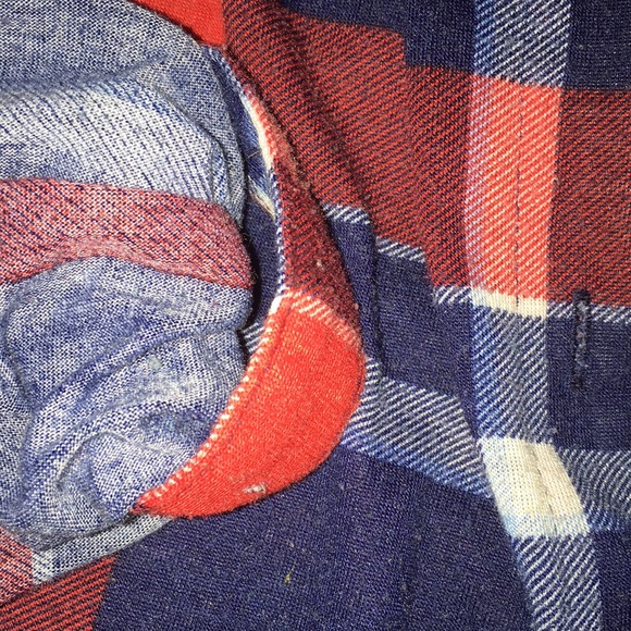 🍁Rue 21 Hooded Flannel - Picture 7 of 9